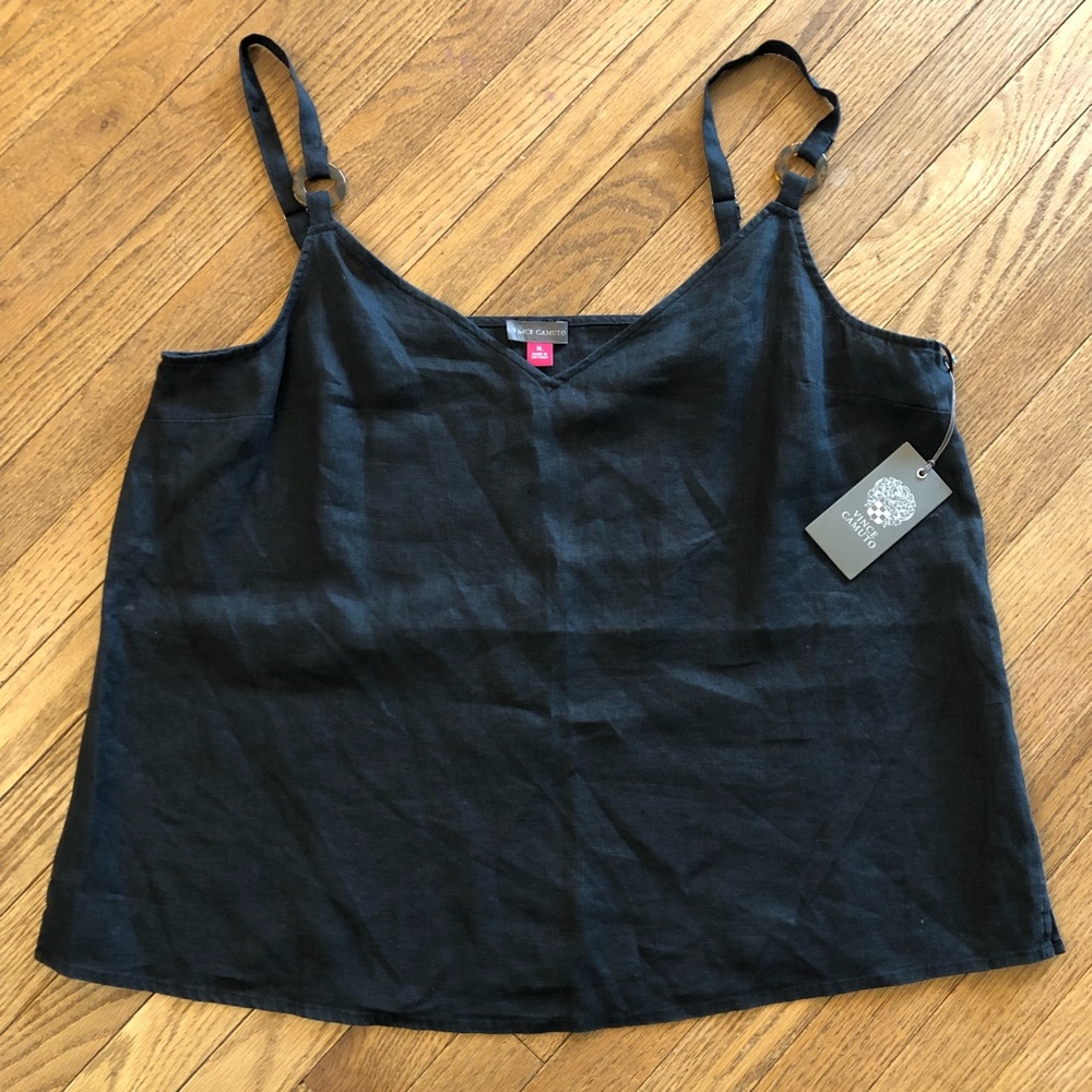 Vince Camuto Sleeveless Linen Ring Strap Camisole Size XL